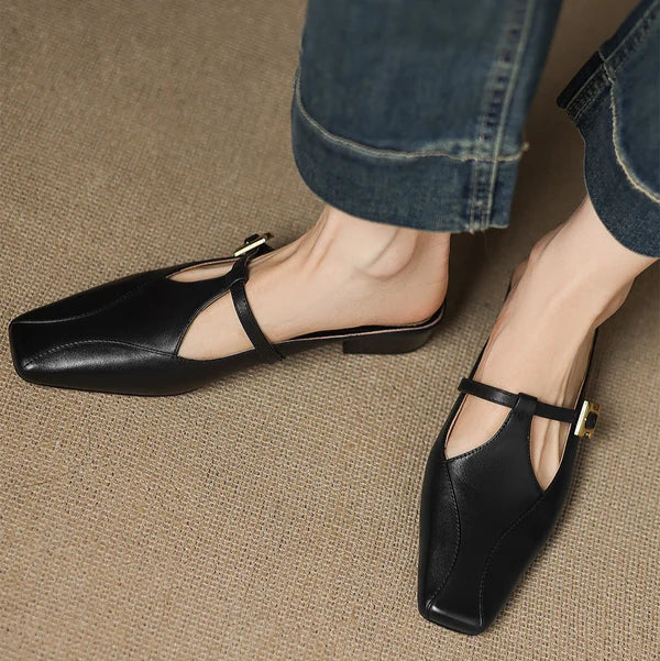 Lavena | Mules con Tira en T