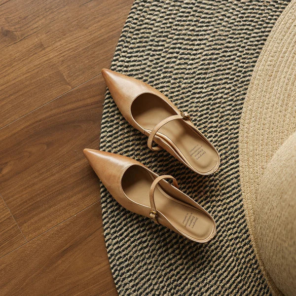 Lainey | Mules Mary Jane de Punta