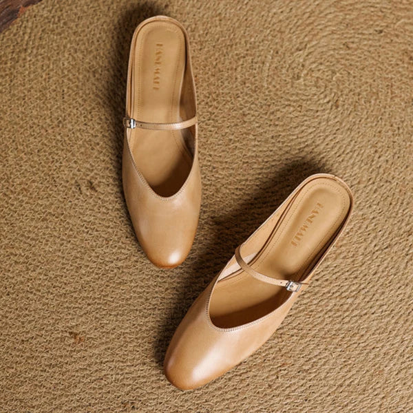 Bleraine | Mules Mary Jane de Punta Almendrada