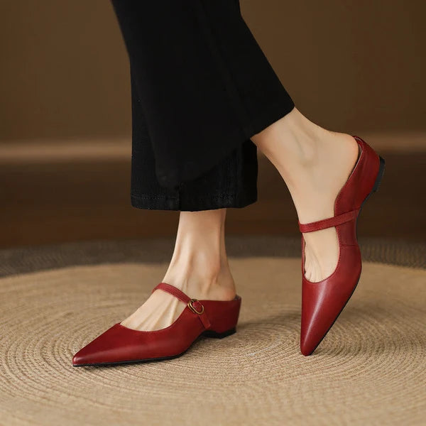 Lainey | Mules Mary Jane de Punta