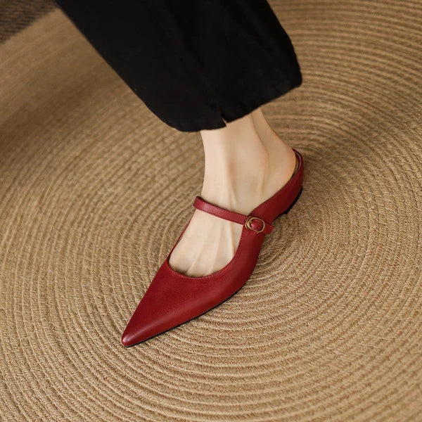 Lainey | Mules Mary Jane de Punta