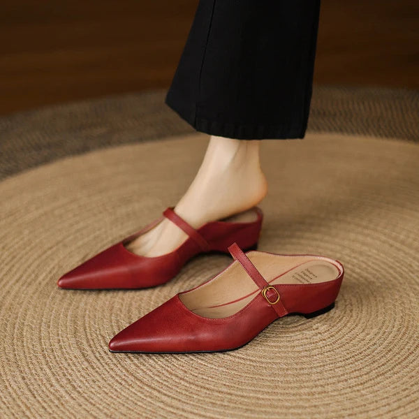 Lainey | Mules Mary Jane de Punta