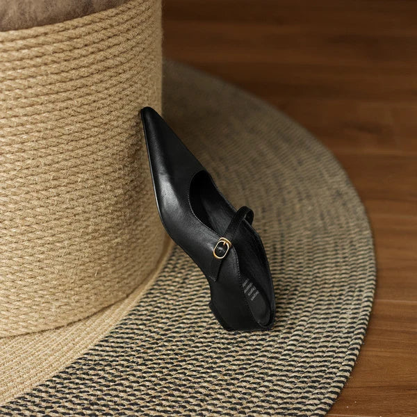 Lainey | Mules Mary Jane de Punta