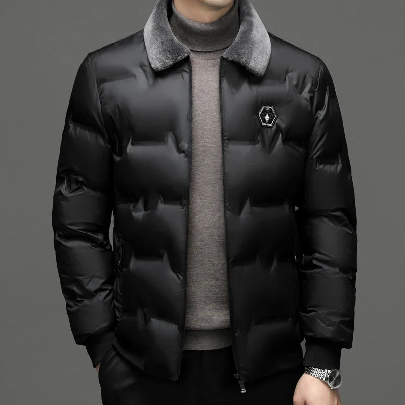 Windsor | Chaqueta con cuello de piel