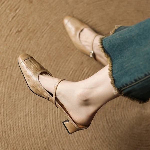 Eliane | Mules Mary Jane con Tacón