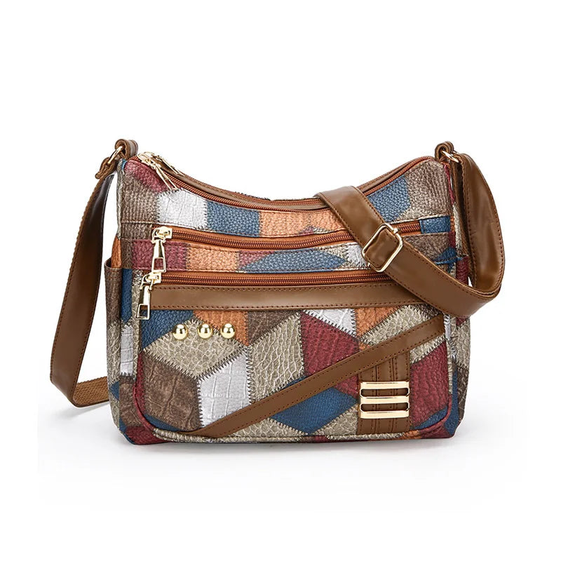Alicia - Bolso bandolera de cuero hecho a mano