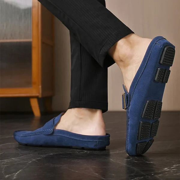 Isella | Mules Mocasín con Hebilla