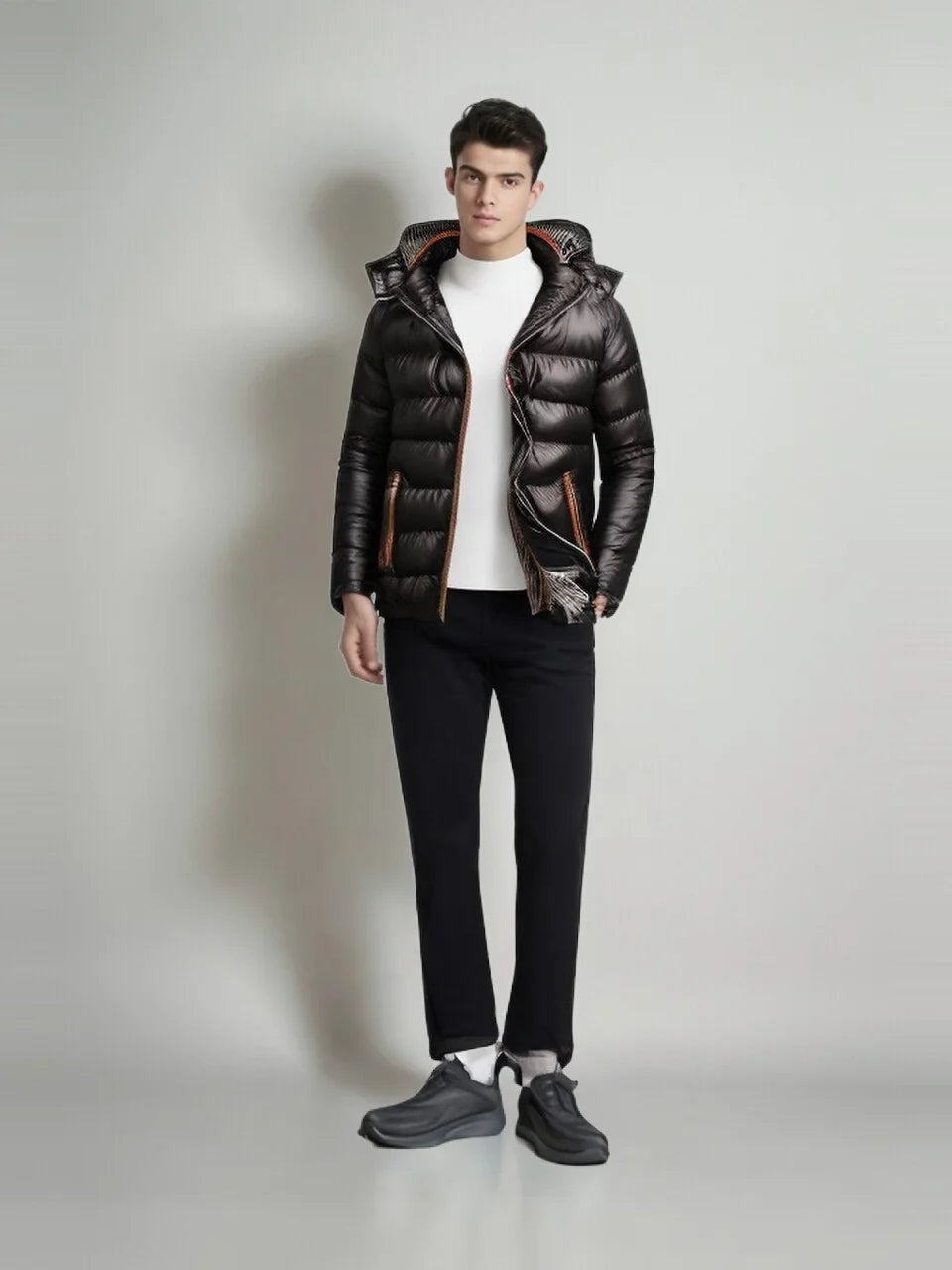 Hugo | Chaqueta Acolchada Térmica con Capucha para Hombre – Máximo Abrigo