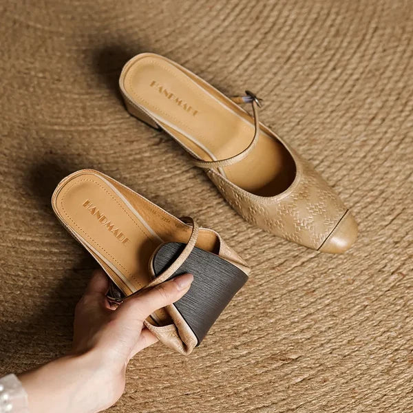 Eliane | Mules Mary Jane con Tacón
