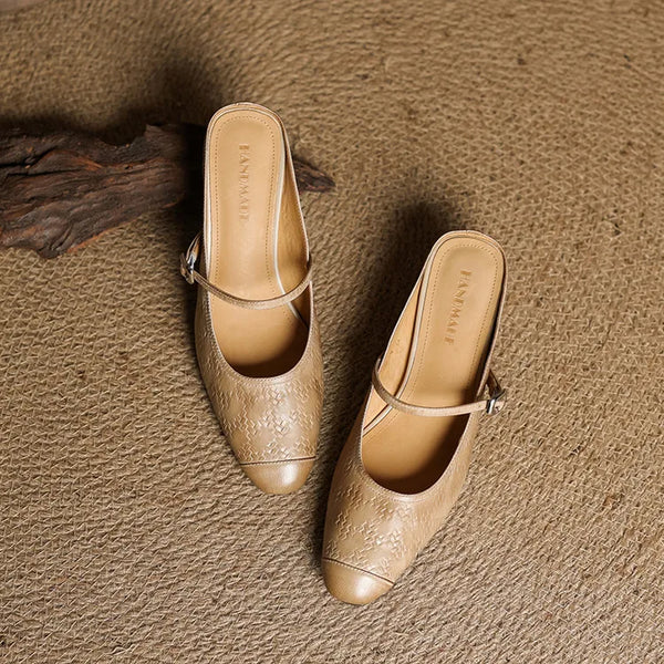 Eliane | Mules Mary Jane con Tacón