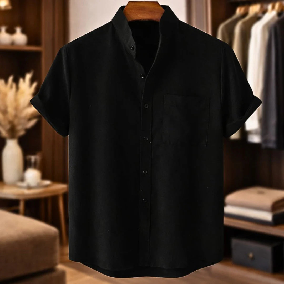 Enrique | Camisa De Lino De Manga Corta