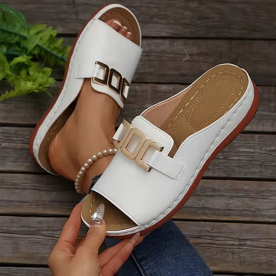 Larissa | Sandalias Cómodas de Cuña para Mujer
