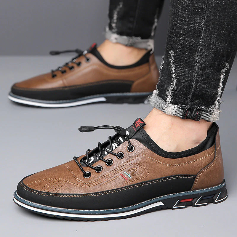 Benze | Zapatos Oxford de Piel con Acabado Artesanal
