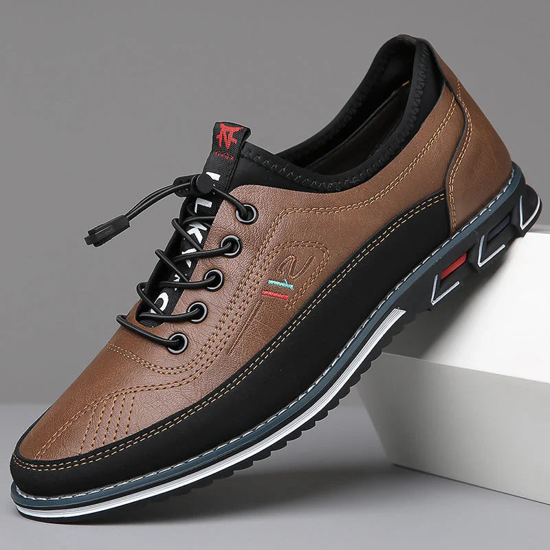 Benze | Zapatos Oxford de Piel con Acabado Artesanal