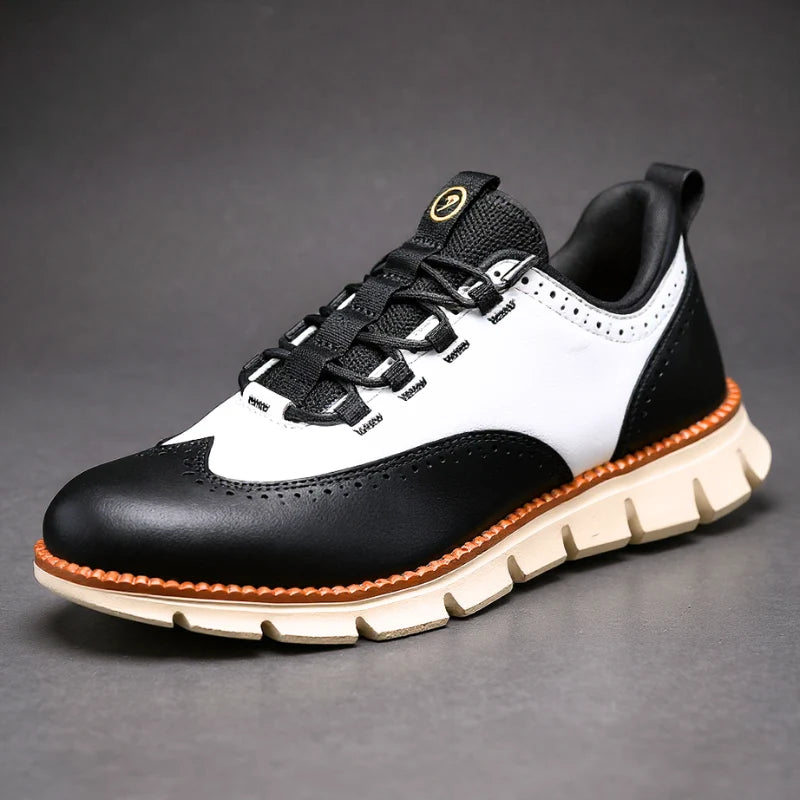 Hendriksen | Zapatillas de Piel con Diseño Brogue para Hombre