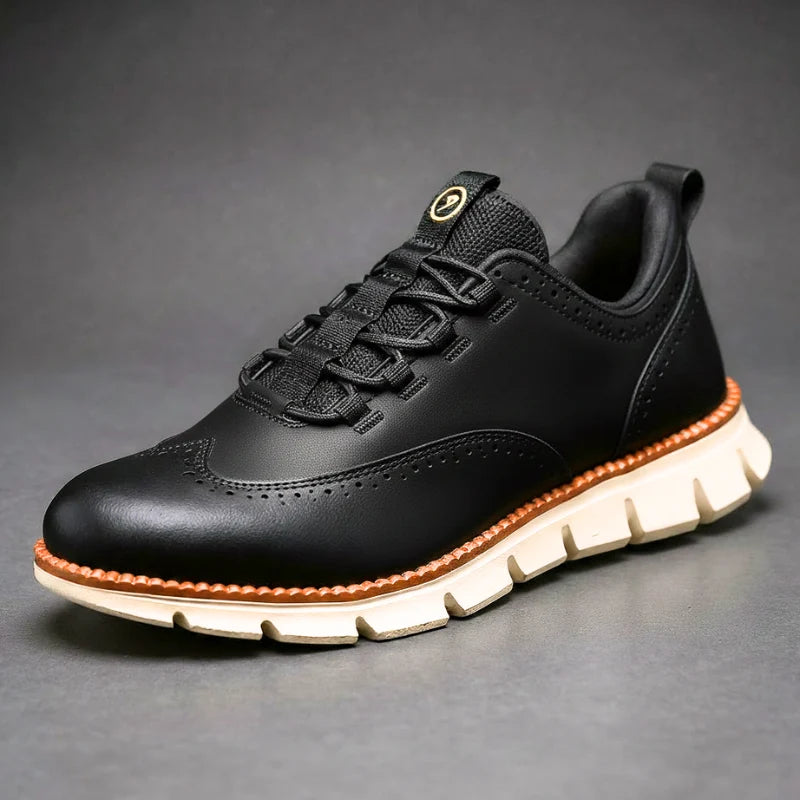 Hendriksen | Zapatillas de Piel con Diseño Brogue para Hombre