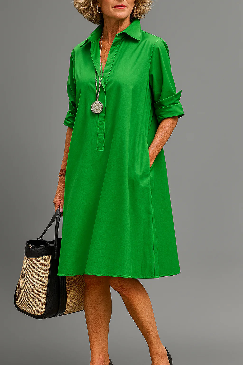 Rianne | Vestido Midi Elegante y Cómodo