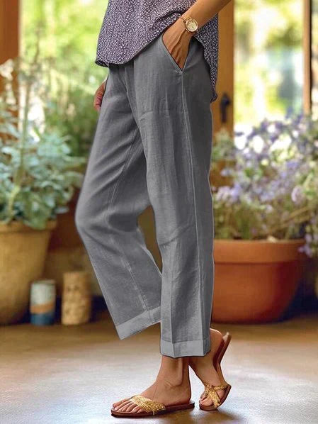 Margot | Pantalones de Lino de Verano para Mujer