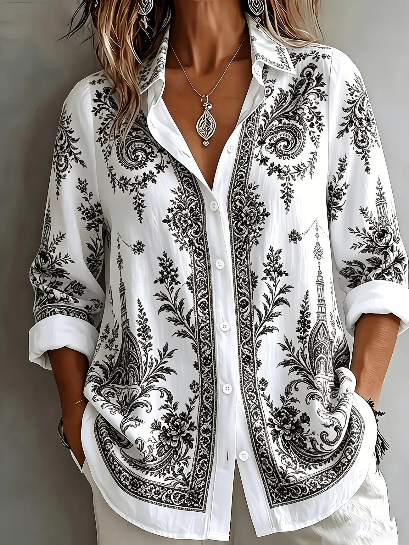 Aldana | Camisa de Manga Larga con Botones