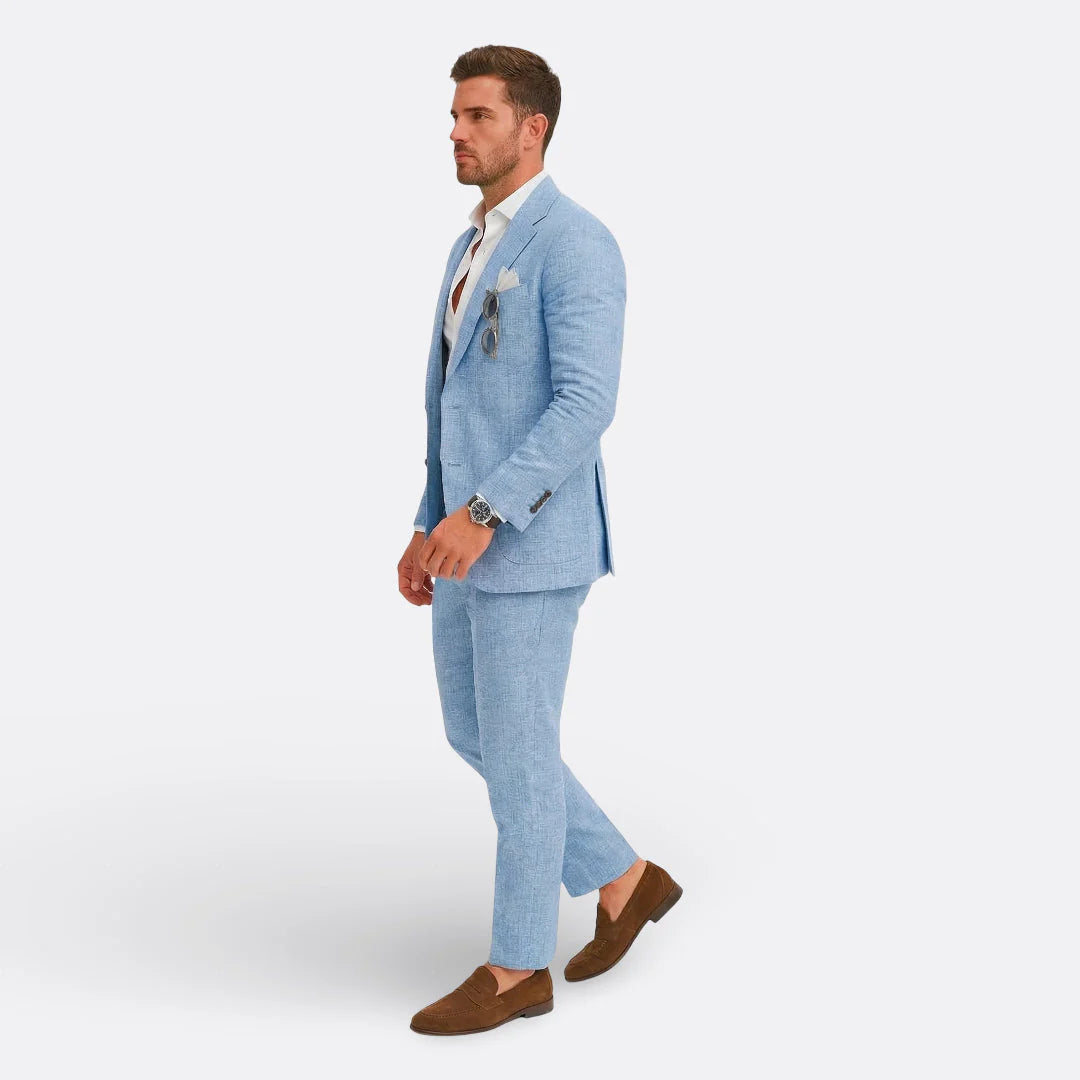 Carlos | Traje Formal de Lino para Hombre