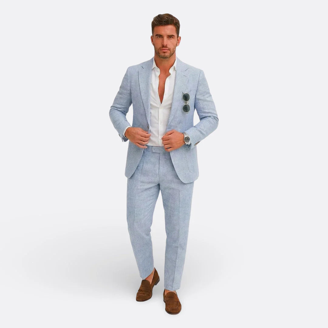 Carlos | Traje Formal de Lino para Hombre