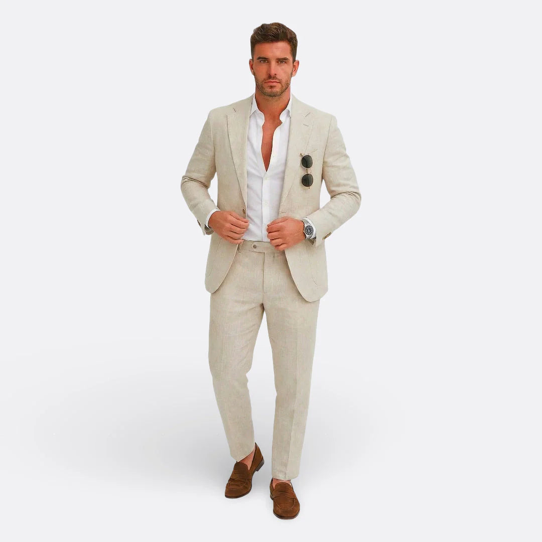 Carlos | Traje Formal de Lino para Hombre
