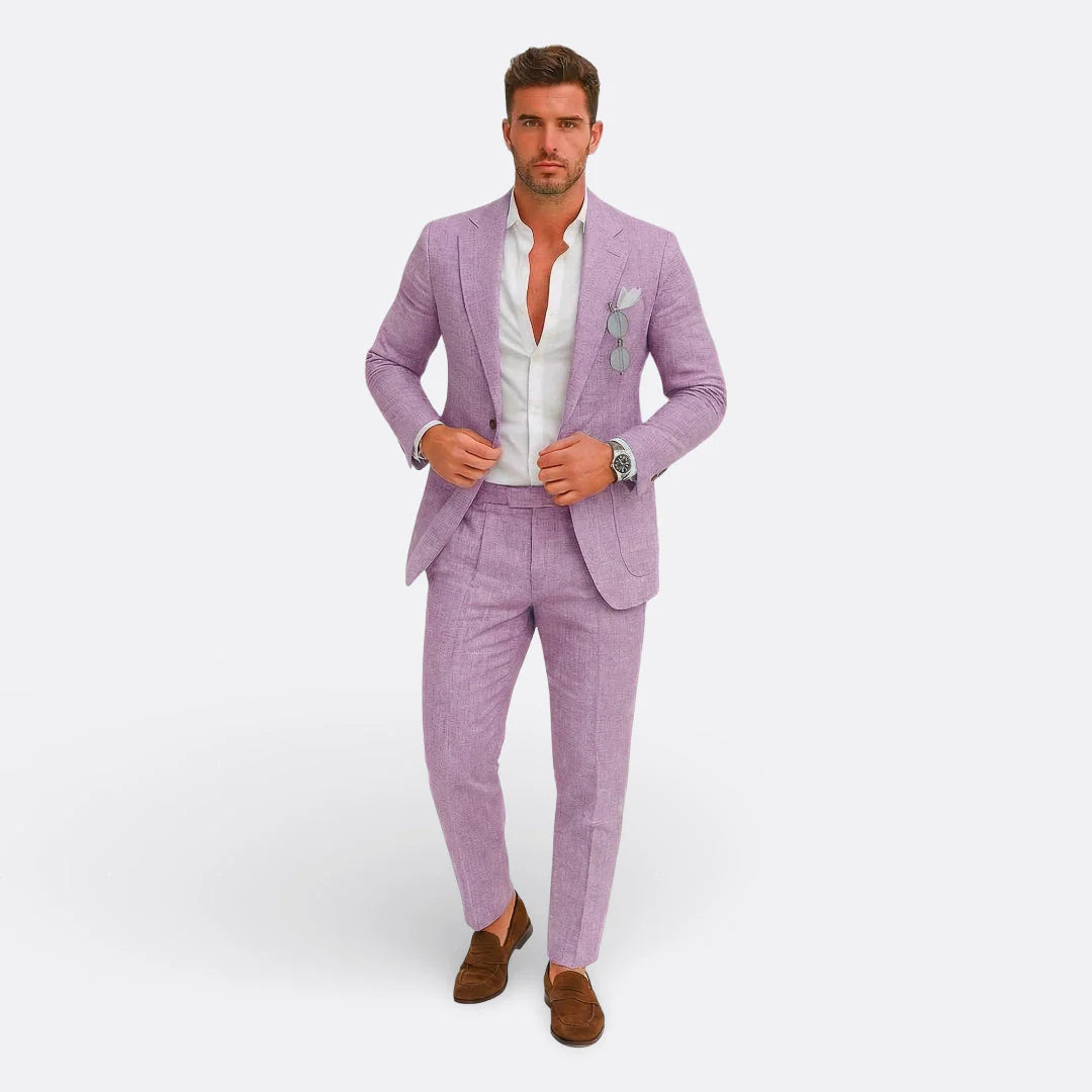 Carlos | Traje Formal de Lino para Hombre