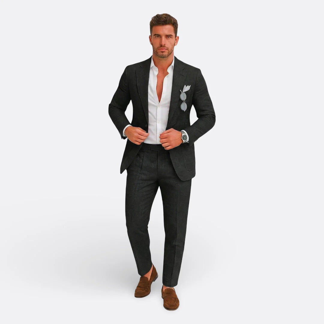 Carlos | Traje Formal de Lino para Hombre