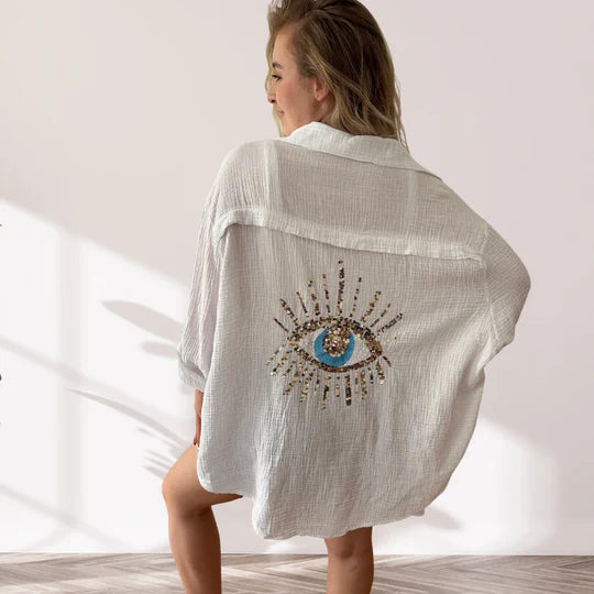Horus | Camisa Oversize de Algodón + Bolso de Regalo
