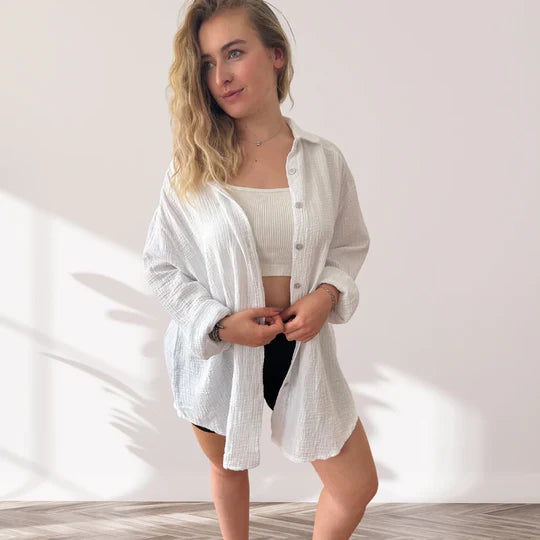 Horus | Camisa Oversize de Algodón + Bolso de Regalo