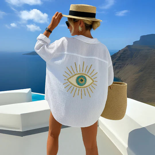 Horus | Camisa Oversize de Algodón + Bolso de Regalo