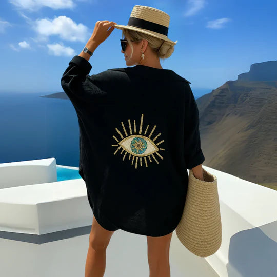 Horus | Camisa Oversize de Algodón + Bolso de Regalo