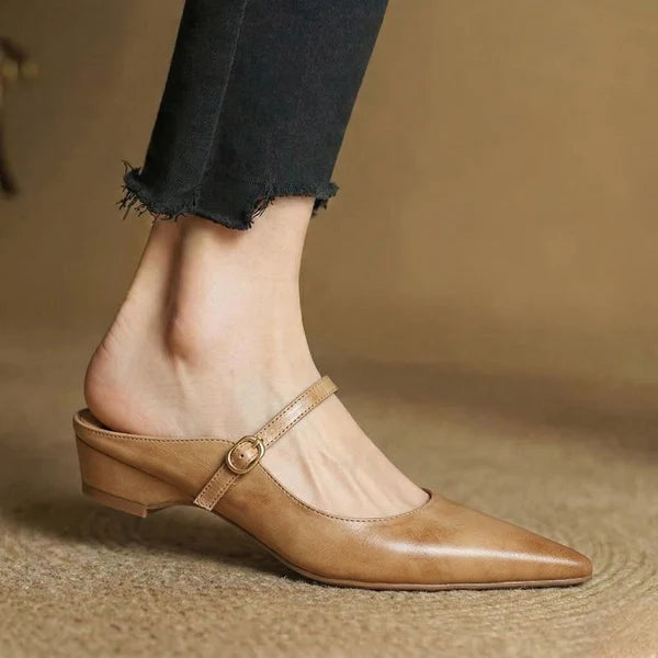 Lainey | Mules Mary Jane de Punta