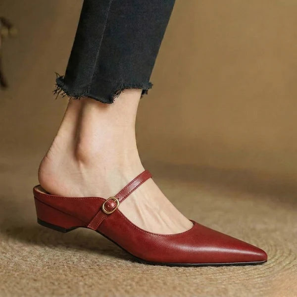Lainey | Mules Mary Jane de Punta