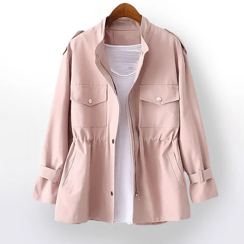 Elisa | Gabardina Ligera con Cintura Ajustable