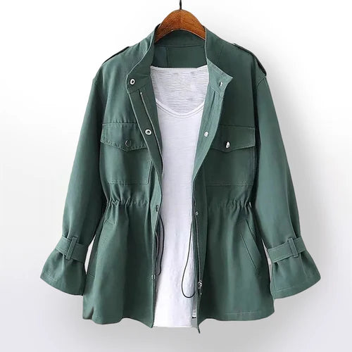 Elisa | Gabardina Ligera con Cintura Ajustable