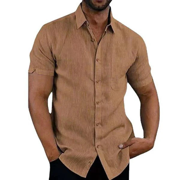 Bryson | Camisa de Algodón y Lino