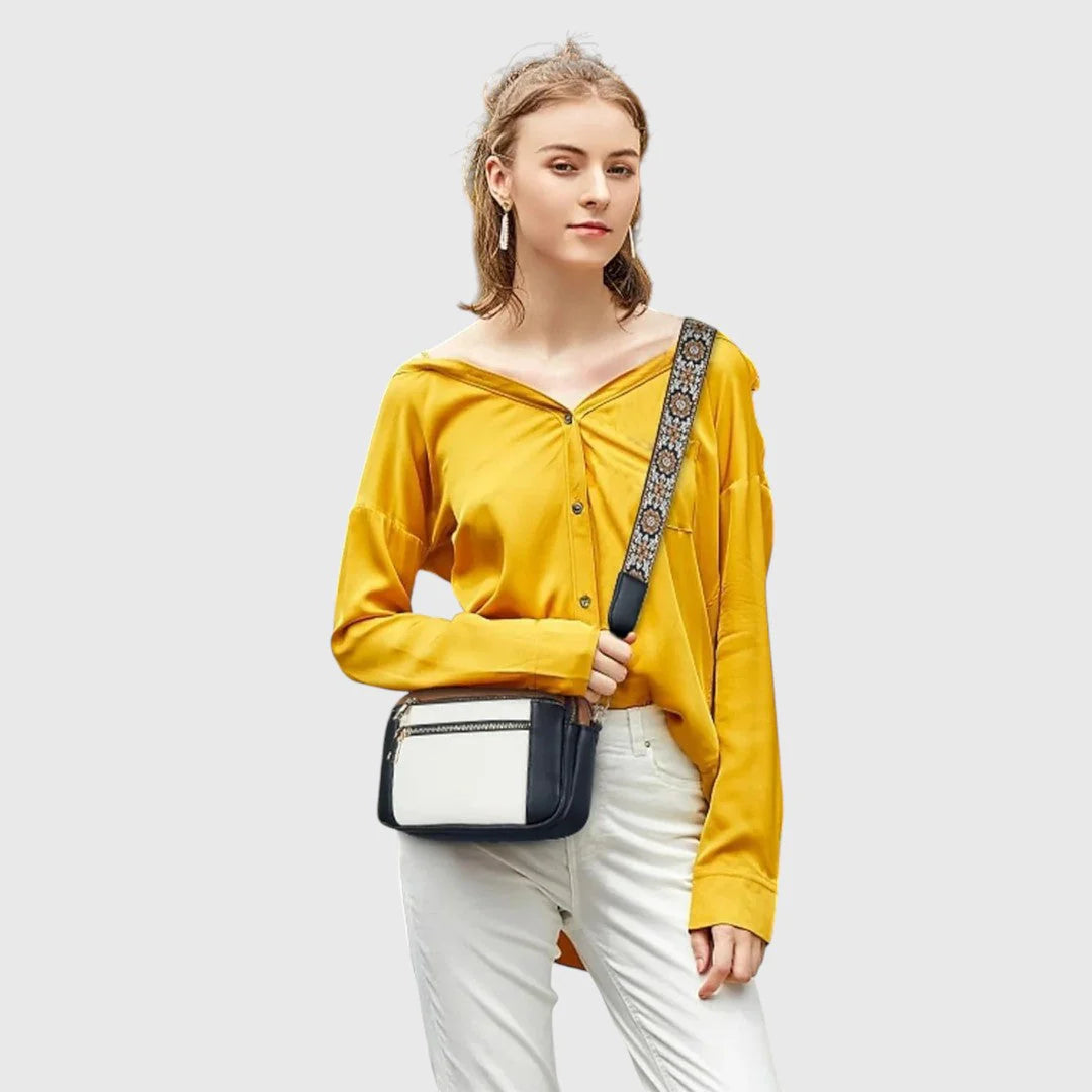 Sonia | Bolso Bandolera con Correa Floral