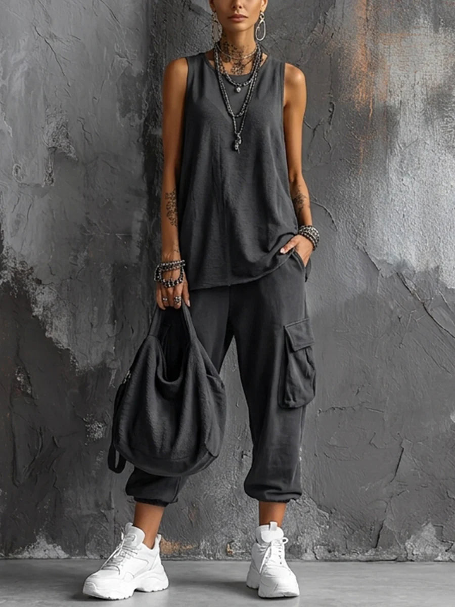 Luciana | Conjunto Casual con Bolsillos