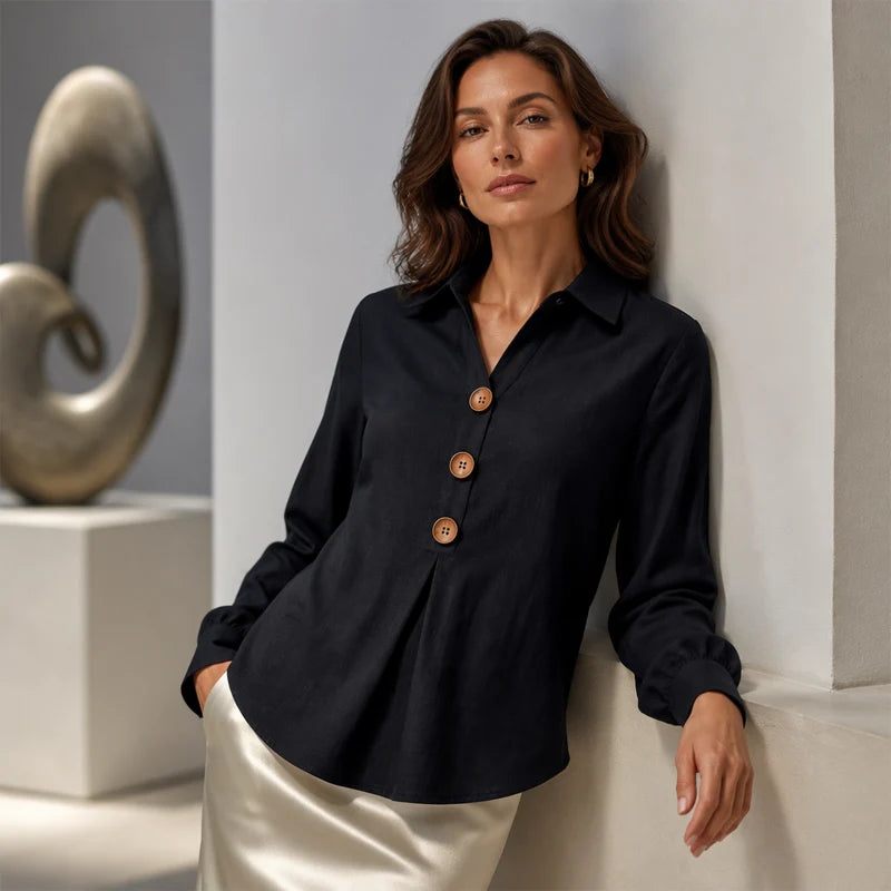 Moriah | Blusa Elegante de Manga Larga