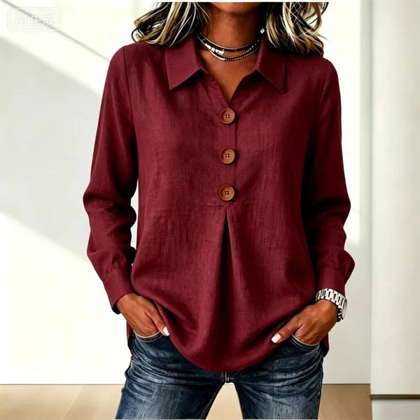 Moriah | Blusa Elegante de Manga Larga