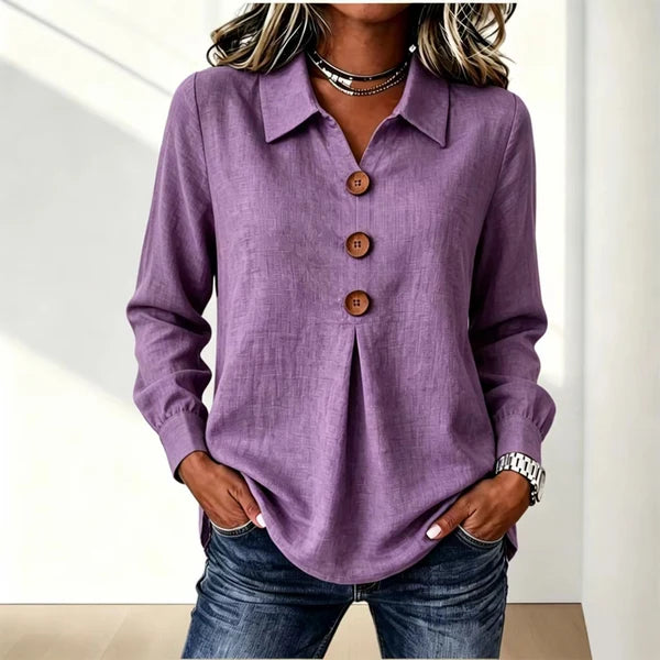 Moriah | Blusa Elegante de Manga Larga