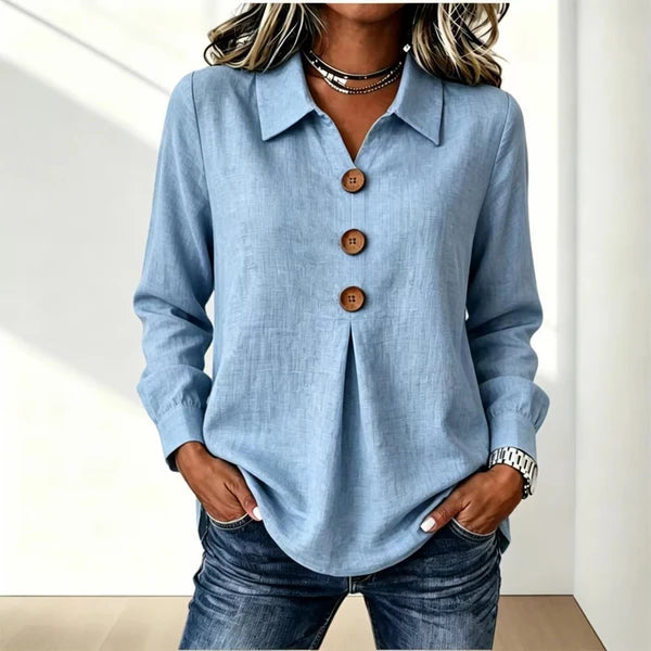 Moriah | Blusa Elegante de Manga Larga
