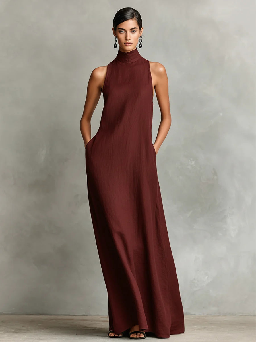 Imeria | Vestido Largo con Escote Halter