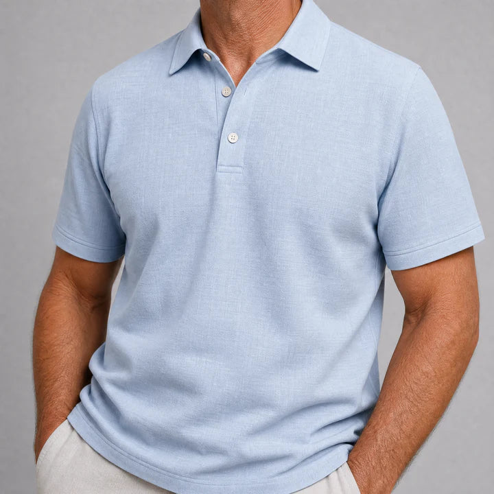 Tristan | Polo Elegante de Lino para Hombre
