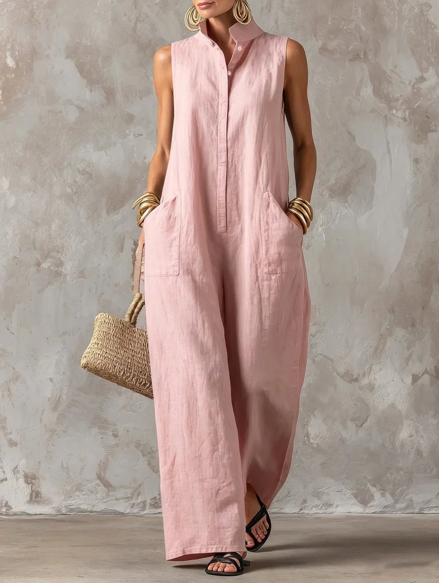 Salea | Mono Elegante sin Mangas + Bolso de Regalo