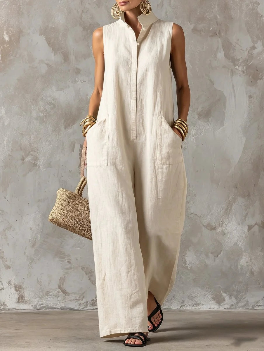 Salea | Mono Elegante sin Mangas + Bolso de Regalo